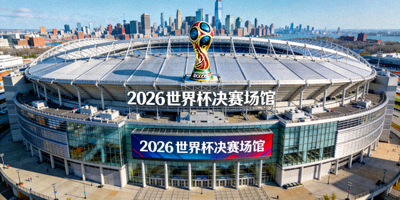 纽约新泽西大都会人寿体育场外观，2026世界杯决赛场馆